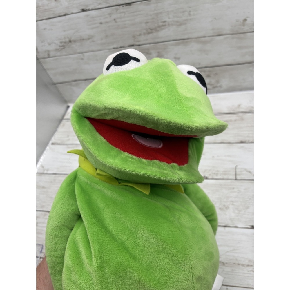 Disney The Muppets Kermit the Frog Hand Puppet Plush Stuffed Animal Toy 24"